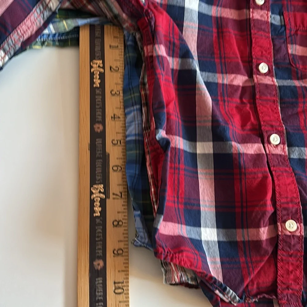 Carters Boys Long Sleeve Oxford Plaid Shirt 4T Plaid Carters shirts Long sleeve